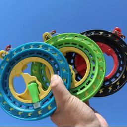 16cm/18cm ferramenta voadora carretel de pipa plástico alça de vôo ferramentas ferramenta de vôo enrolador ferramenta de mosca durável roda de cabo de pipa adultos - Image 2