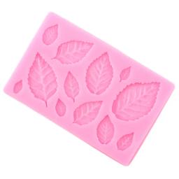 3D Mini Rose Flower Leafs Molde De Silicone, Fondant De Casamento, Chocolate, Sugarcraft, Decoração Do Bolo, Ferramentas De Cozimento, Confeitaria Moldes De Resina - Image 6
