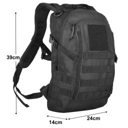 Molle Pequeno Tactical Caminhadas Mochila, EDC Escalada Bag, Mochila de Viagem, Equipamento de Camping, Esporte, Homens, Mulheres, 20L - Image 3