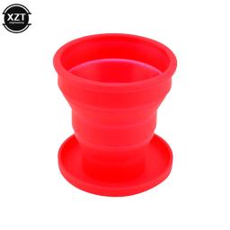 Portátil Silicone Retrátil Copa Dobrável com Tampa, Telescópico Dobrável Beber Cup, Viagem ao ar livre Copa da Água, 200ml - Image 6