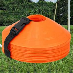 Cones de Futebol Esportivo Flexíveis para Crianças, Heavy Duty Field Cone Markers, Exercício de Agilidade, Obstáculos, Evitar Treinamento, 50 Pcs, 10Pcs - Image 4