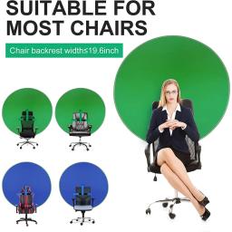 Chromakey Photography Studio Chair, fundo dupla face, pano de fundo, tela verde e azul, jogo ao vivo - Image 5