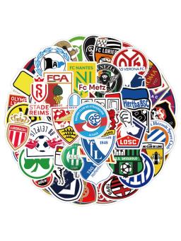 Futebol Clube Coaching Adesivos, Graffiti personalizado e criativo, Decoração móvel do skate, 50 pcs - Image 2