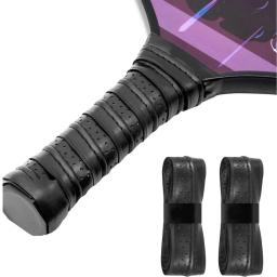 1 pacote pickleball paddle grip fita anti deslizamento suor absorvente pickleball overgrip perfurado universal raquete de tênis aderência fita - Image 4