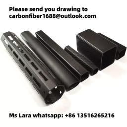 Dayo tubo de fibra de carbono personalizado, serviço de corte cnc, processamento de tubos de carbono, usinagem para peças de drone, robô, hobby diy - Image 5