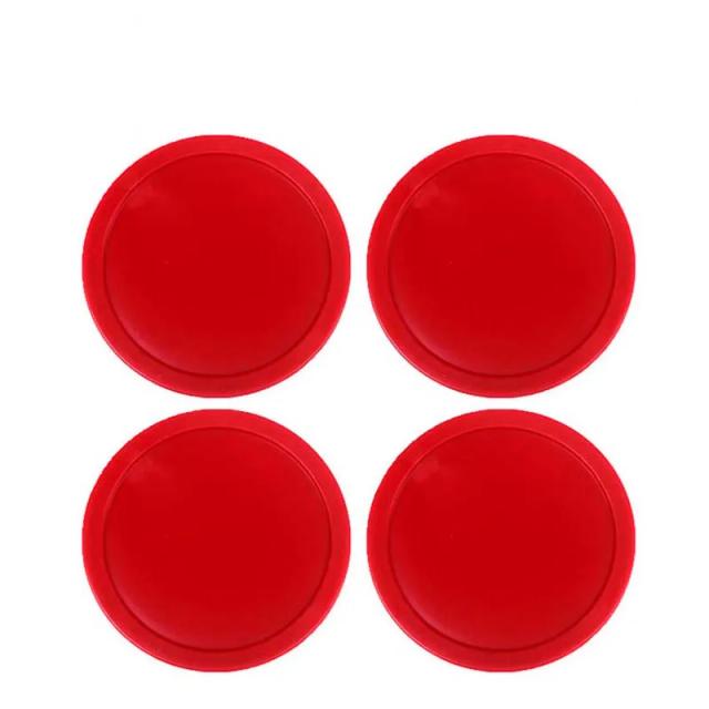 Conjunto de 4 Pucks de Hóquei de 82mm para Mesa - Acessórios de Suspensão a Ar para Mini Hóquei no Gelo