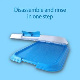 Mictório portátil com coluna para pet, caixas de urina, banheiro de treinamento para cachorro e gatinho, cachorro e gato, suprimentos de limpeza - Image 5