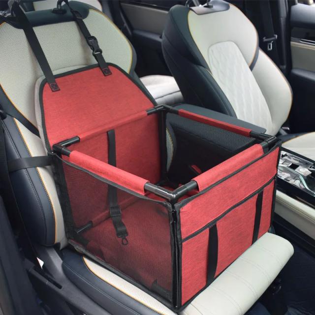 Capa Impermeável para Assento de Carro com Almofada Dobrável e Proteção para Transporte de Animais de Estimação