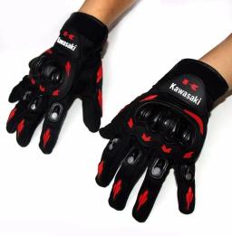 Luvas off-road Kawasaki, luvas respiráveis para bicicleta com todos os dedos, luvas de cavaleiro anti-queda para motocicleta, ao ar livre - Image 4