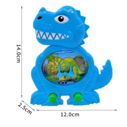 Cartoon Dinosaur Ring Water Machine para crianças, presente de festa de aniversário, Pinata Bag Filler, Halloween Christmas Carnival Gift, 3 pcs, 5 pcs - Image 2
