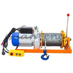 Guincho elétrico com embreagem 220v 380V 30m 60m1500kg Motor de corda de fio de elevação - Image 3