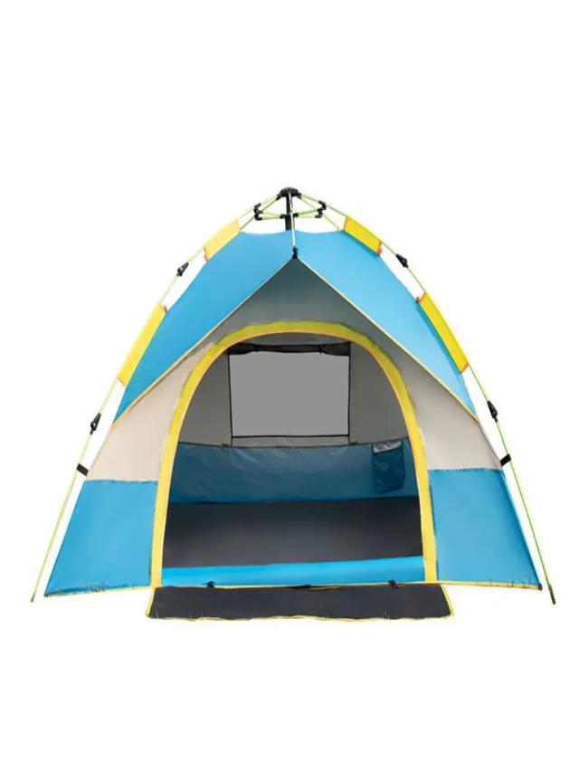 Barraca de Camping Automática para Famílias em Atividades ao Ar Livre: Ideal para Caminhadas, Ciclismo, Praia e Churrascos com Amigos