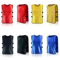 Colete esportivo de secagem rápida para adultos e crianças, camisas de treinamento, coletes BIBS, basquete e críquete, futebol e futebol, malha - Image 3