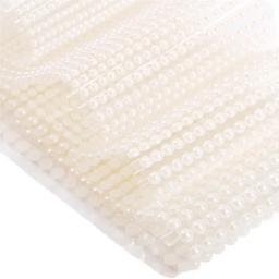 3/4/5/6mm marfim branco meia redondo pérolas adesivos auto-adesivo falso embelezamento para arte do prego scrapbooking diy acessórios - Image 3