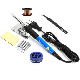 Kit de Ferro de Solda Elétrico com Temperatura Ajustável, Ferramentas de Reparo de Solda, 60W, 220V, 110V - Image 3