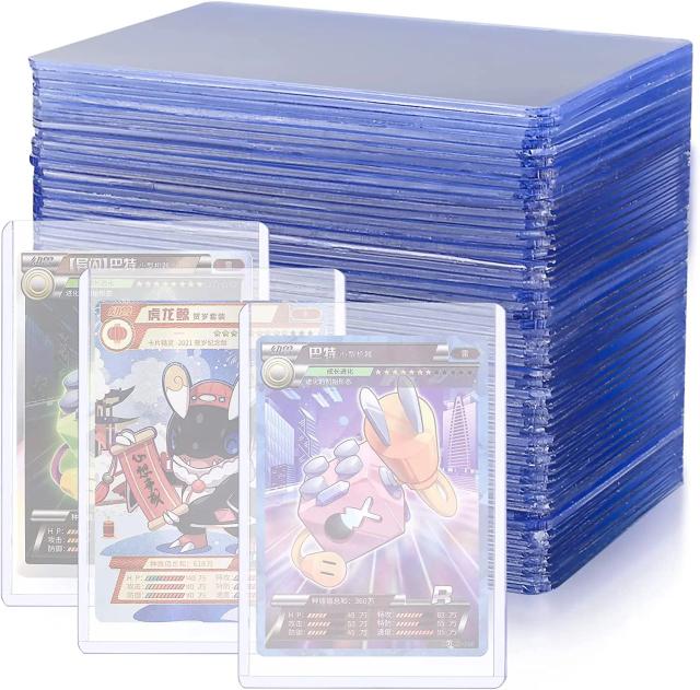 Protetor de Cartas Colecionáveis Rígido Pikachu Bluesky 7.6x10.1cm PVC