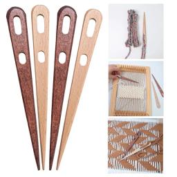 Agulha de madeira grande, 2 PCs/Set, 2 PCs/Set Handmade Binding Tool, Tapeçaria Agulha, Tecelagem, Tricô, Costura Agulhas - Image 1