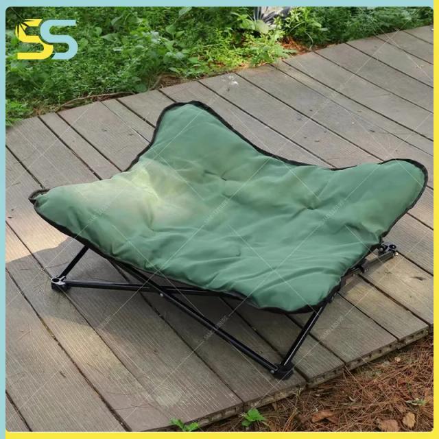 Cama Dobrável Impermeável para Pets - Berço Portátil para Camping e Viagens, Resistente ao Desgaste