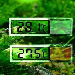 Termômetro impermeável do aquário, LCD Digital 3D, Temperatura eletrônica do tanque de peixes, Turtle Temp Meter, Decoração - Image 1