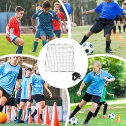 Futebol Rebound Pegando Net, Futebol Rebounder Net, Esportes Bola Substituição Net, 20 Cordas, 39.37x39.37" - Image 5