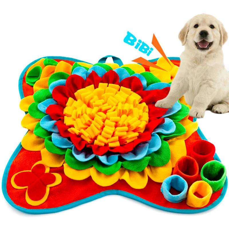 Tapete lavável Snuffle para cães de estimação Alimentação lenta, treinamento de cheiro, farejador, brinquedo Puzzle, nariz, tigela do cão, brinquedos para animais - Image 1