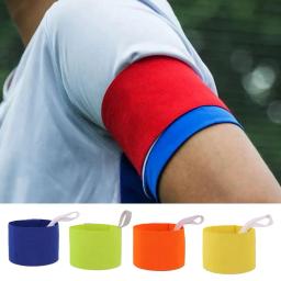 Braçadeira colorida do capitão para a equipe do futebol, emblema da luva do nylon, visibilidade excelente, trem do futebol e futebol - Image 6