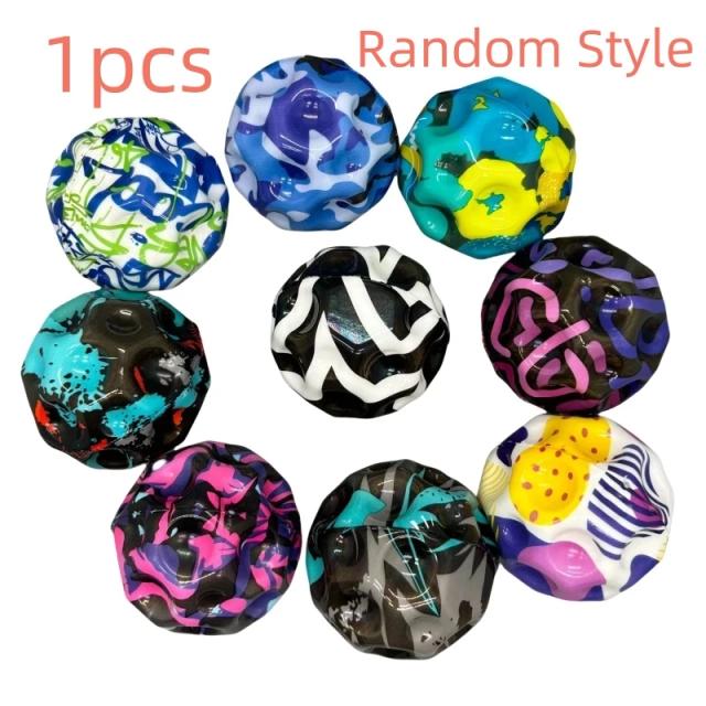 Bola Saltitante Lua 7cm Brinquedo Anti-Stress para Crianças e Adultos
