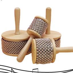Madeira Cabasa mão Shaker, percussão instrumento, diversão para música educação banda - Image 6