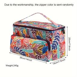 Bolsa de armazenamento de fios de grande capacidade – Organizador perfeito para entusiastas de artesanato – Armazenamento seguro de fios, agulhas e suprimentos de costura - Image 5