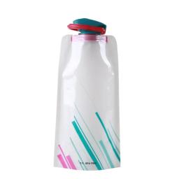 Bolsa de água dobrável ultraleve portátil, bolsa de garrafa macia, suprimentos esportivos ao ar livre, caminhadas e corrida, 700ml - Image 5