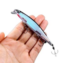 Minnow iscas de pesca 11cm 13g de fundição longa artificial biônico falso isca ao ar livre equipamento de pesca acessórios - Image 6