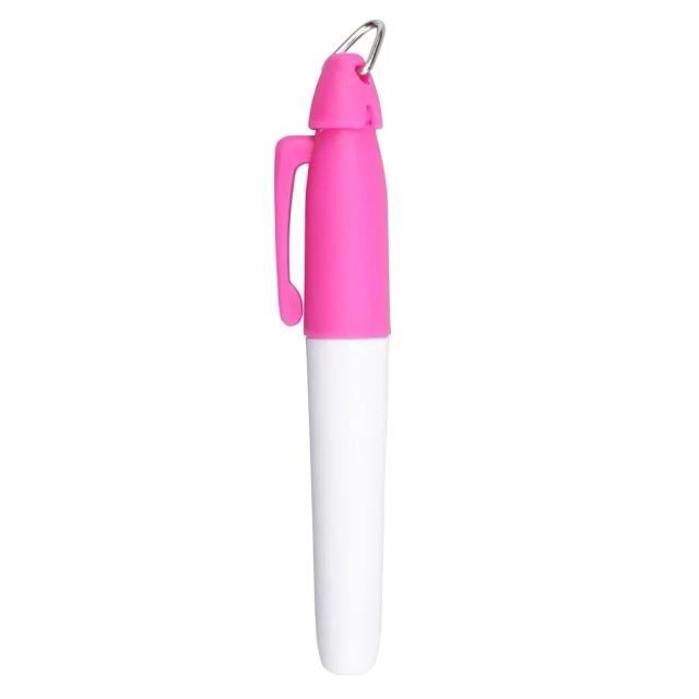 Caneta Marcadora de Bolas de Golfe com Tinta Oleosa Impermeável e Gancho para Alinhamento de Desenhos - Ferramenta Portátil para Esportes ao Ar Livre