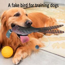 Pet Dog Training Brinquedos de mastigação, Pato falso, The Bird Dummy, ensina, caça, jogo à prova d'água, recuperação do pato mordida, tamanho perfeito para todos - Image 3
