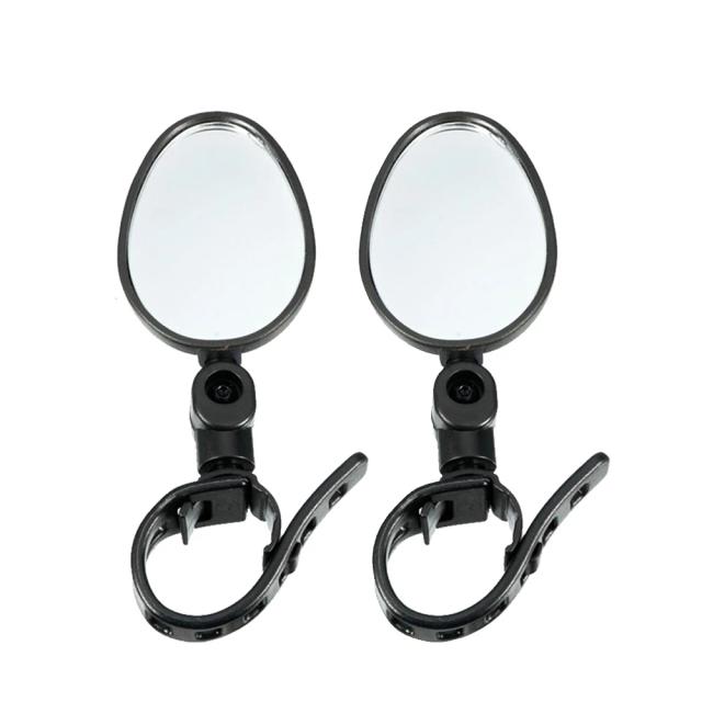 Espelho Retrovisor Ajustável 360° para Bicicleta - 2 Peças Universais para Ciclismo em MTB e Estrada