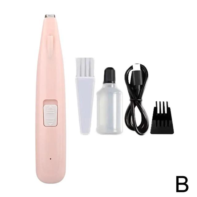 Barbeador Elétrico e Pedicure para Gatos e Cães com Tesoura Mute Push G4Q8