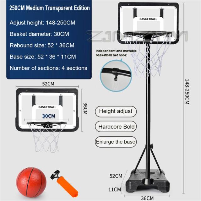 Cesta de Basquete Infantil Interativa Portátil para Diversão Indoor/Outdoor