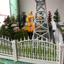 Cerca de parede para trem e modelo ferroviário, 1:100 Escala, HO Z Edifício, 100cm Comprimento, Top, Novo - Image 6