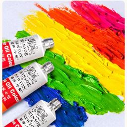 Winsor e Newton Pintura a óleo Pigmento Tubo, Tinta acrílica, Artista Desenho Graffiti Guache Tecido Vidro Óleo Água Cor Pintura, 45ml - Image 1
