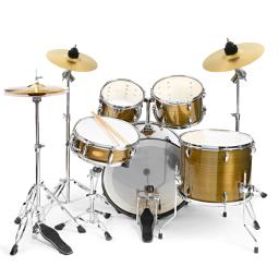 Conjunto de tambores de percussão de bronze acessórios cymbal tambor chapéu bater peças baixo volume pacote passeio sizzler parte símbolos - Image 3