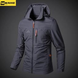 Homens jaquetas corta-vento à prova dwaterproof água militar casaco com capuz masculino novas jaquetas de combate outono ao ar livre caminhadas ciclismo bombardeiro outwear - Image 4