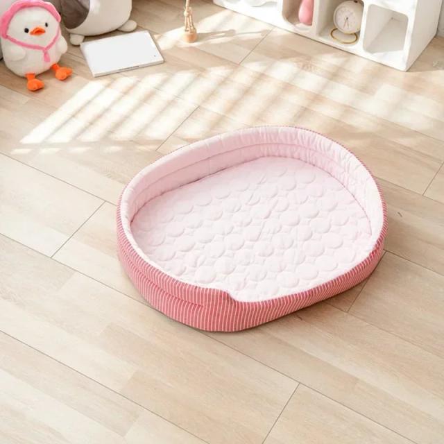 Casa de Areia para Gatos com Cama Aconchegante e Almofadas Removíveis para Pequenos Animais - Ideal para Verão