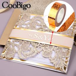 Washi Fita Folha De Laser Glitter Adesivo, Fitas de Mascaramento para Decoração, Scrapbooking, Álbum de Fotos, Papelaria DIY, Material Escolar e Escritório, 5m - Image 5