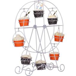 Rotação Ferris Wheel Metal Cupcake Sobremesa Stand, Suporte para Aniversário, Festa de Casamento, Bolo Stand, Display Rack, Home Decor, 8 Cup - Image 6