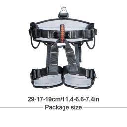 Arnês De Escalada Ao Ar Livre, Empresa Profissional Rock Climb Equipment, Cinto De Segurança Ajustável Simples, Engrenagem Protetora, Confiável, Metade Do Corpo - Image 6