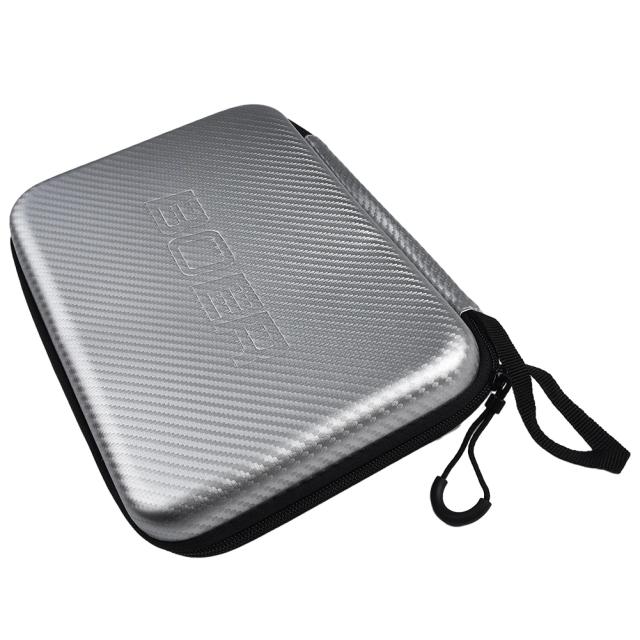 Saco Impermeável para Raquete de Tênis de Mesa com Tampa, Bolso com Zíper e Material EVA