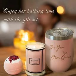 Conjunto de presente spa série rosa, cesta para mulheres, presentes de casamento para convidados, namorada, família, 2024 - Image 6