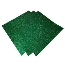 Papel cartolina verde com glitter para artesanato, topper de cupcake, decorações de festa de aniversário e casamento, 15 folhas 300gsm 12*12" - Image 6