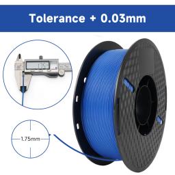 Kingroon-3D Filamento PLA Printer, 1kg, 1,75mm, Alta Qualidade, Material de Impressão, Degradável, Ecológico, Padrão Plástico, 1 Rolos - Image 3