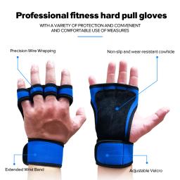 Luvas De Levantamento De Peso Com Apoio De Pulso, Luvas De Ginástica, Ótimo Para Treinamento Cruzado, Pull Ups, Calisthenics e Ginásio - Image 1