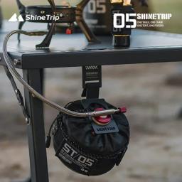 Shine viagem ao ar livre tanque de armazenamento gás cabide mesa acampamento cabide acessórios tático gancho aço inoxidável equipamentos sobrevivência - Image 1